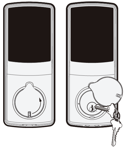 Lockly Smart Home Lock Physical Key